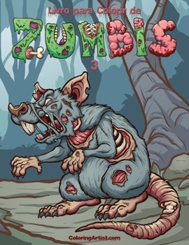 Paperback Livro para Colorir de Zumbis 3 [Portuguese] Book