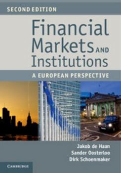 Paperback Financial Markets and Institutions: A European Perspective Book