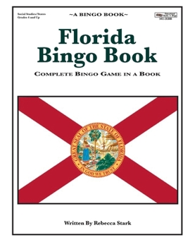 Paperback Florida Bingo Book: Complete Bingo Game In A Book