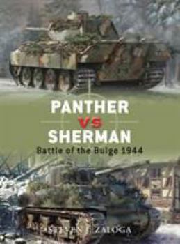 Paperback Panther vs Sherman: Battle of the Bulge 1944 Book