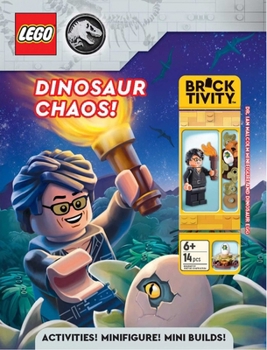 Paperback Lego Jurassic World: Dinosaur Chaos! Book