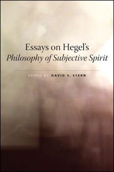 Paperback Essays on Hegel's Philosophy of Subjective Spirit Book