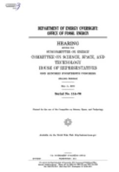 Department of Energy oversight : Office of Fossil Energy