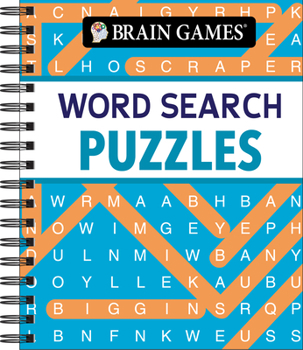 Spiral-bound Brain Games - Word Search Puzzles (Brights) Book
