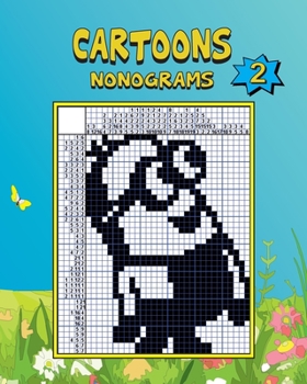 Paperback Nonograms: Cartoons (volume 2) Book