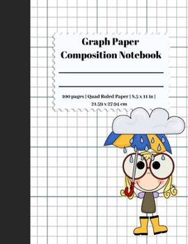 Paperback Graph Paper Composition Notebook: 5 Squares Per Inch / Graph Paper Quad Rule 5x5 / 8.5 x 11 / Bound Comp Notebook Book