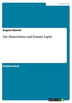 Paperback Die Shinui-Partei und Tommy Lapid [German] Book