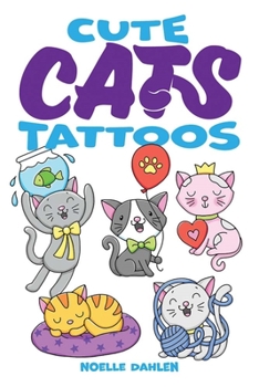 Hardcover Cute Cats Tattoos Book
