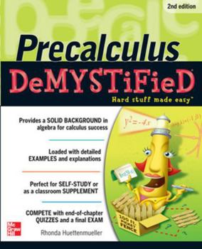 Paperback Pre-Calculus Demystified, Second Edition Book