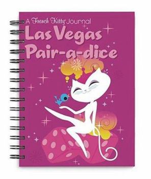 Spiral-bound French Kitty Las Vegas Pair-A-Dice Journal Book