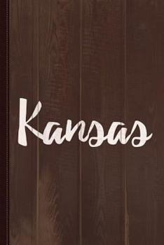 Kansas Journal Notebook : Blank Lined Ruled for Writing 6x9 110 Pages