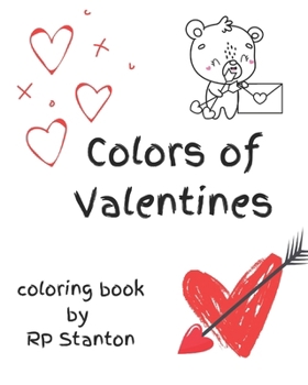 Paperback Colors Of Valentines: Coloring Book