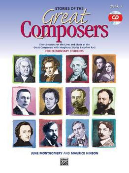 Paperback Stories of the Great Composers , Bk 1: Short Sessions on the Lives and Music of the Great Composers with Imaginary Stories Based on Fact, Book & CD (Learning Link, Bk 1) Book