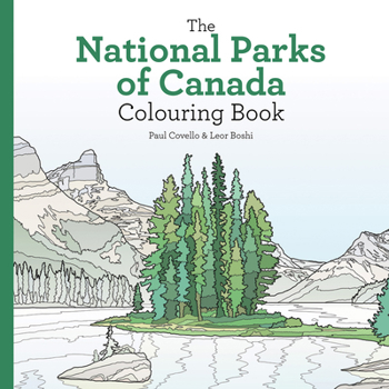Paperback National Parks of Canada Colouring Book