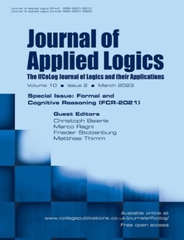 Paperback Journal of Applied Logics - The IfCoLog Journal of Logics and their Applications - Volume 10, Issue 2, March 2023. Special issue: Formal and Cognitive Book