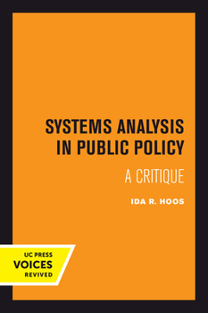 Paperback Systems Analysis in Public Policy: A Critique, Revised Edition Book
