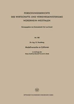 Paperback Modellversuche an Zyklonen [German] Book