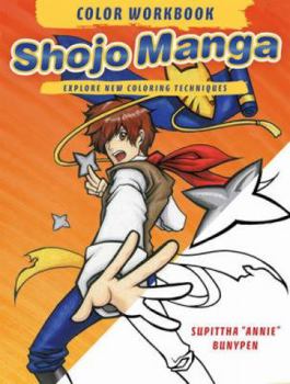 Paperback Shojo Manga Color Workbook: Explore New Coloring Techniques Book