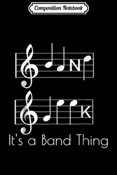 Paperback Composition Notebook: Band Geek Music Notes Spelling Funny for Musicians Journal/Notebook Blank Lined Ruled 6x9 100 Pages Book