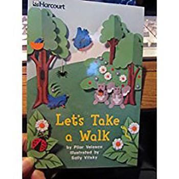Paperback Harcourt School Publishers Trophies: Ell Reader Grade 1 Let's Take a Walk Book