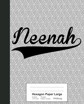 Paperback Hexagon Paper Large: NEENAH Notebook Book