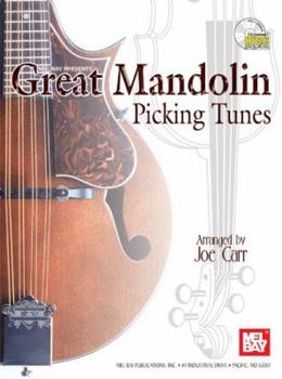 Paperback Great Mandolin Picking Tunes Book/CD Set [With CD] Book