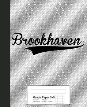 Paperback Graph Paper 5x5: BROOKHAVEN Notebook Book