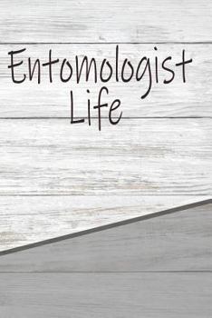 Paperback Entomologist Life: Personalized Rustic Isometric Dot Notebook 120 Pages 6x9 Book