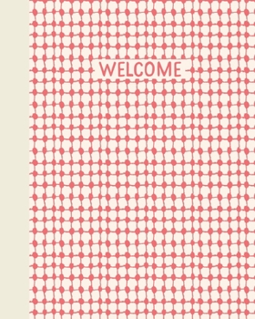 Paperback Welcome: Vacation Rental Home Guest Information and Guide Book for Property Owners to Customize Whimsical Abstract Line Drawing Book