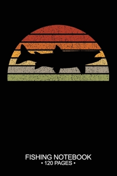 Paperback Fishing Notebook 120 Pages: 6"x 9'' Wide Rule Lined Paperback Arctic Char Fish-ing Freshwater Game Fly Journal Composition Notes Day Planner Notep Book