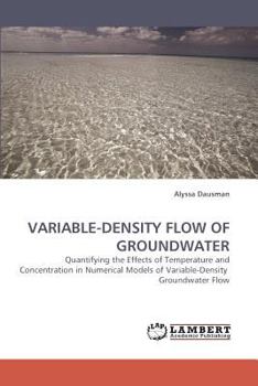 Paperback Variable-Density Flow of Groundwater Book