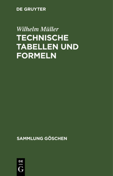 Hardcover Technische Tabellen und Formeln [German] Book