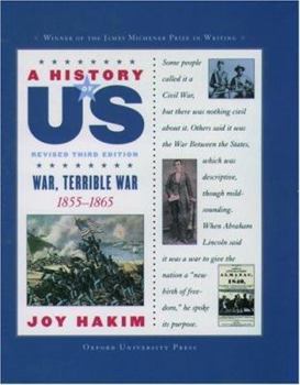 Hardcover A History of Us: War, Terrible War: 1855-1865a History of Us Book Six Book