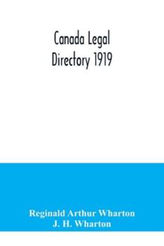 Canada legal directory 1919