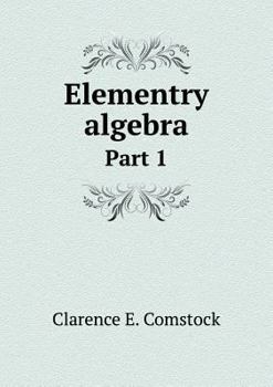 Paperback Elementry algebra Part 1 Book