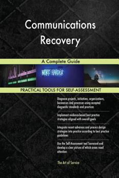 Paperback Communications Recovery A Complete Guide Book