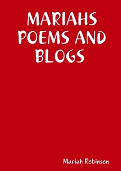 Paperback Mariahs Poems and Blogs Book