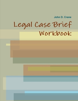 Paperback Legal Case Brief Workbook Book