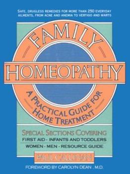 Hardcover Family Homeopathy: A Practical Handbook for Home Treatment Book