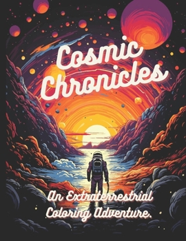 Paperback Cosmic Chronicles: An Extraterrestrial Coloring Adventure.: A sci-fi oddysey Book