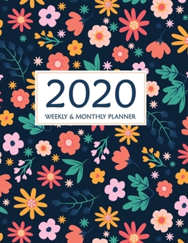 2020 Weekly and Monthly Planner: 12 Months  Calendar from January 2020 to December 2020 2 Year Daily Weekly Monthly Calendar Planner, To Do List Academic Schedule Agenda Logbook