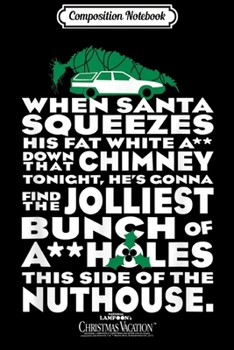 Paperback Composition Notebook: Christmas Vacation Jolliest Bunch Journal/Notebook Blank Lined Ruled 6x9 100 Pages Book