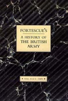 Paperback Fortescue's History of the British Army: Volume IX and X Maps Book