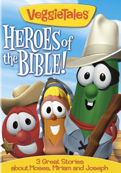 DVD Veggie Tales Heroes of the Bible 3 Book