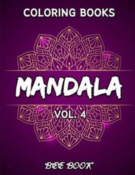 Paperback Coloring Book Vol. 4 Mandala by Bee Book