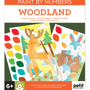 Petit Collage Paint by Numbers: Woodland