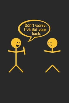 Don't worry I've got your back: 6x9 FRIENDSHIP | blank with numbers paper | notebook | notes