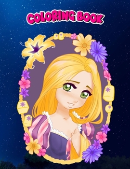 Coloring Book: Rapunzel, Children Coloring Book, 100 Pages to Color