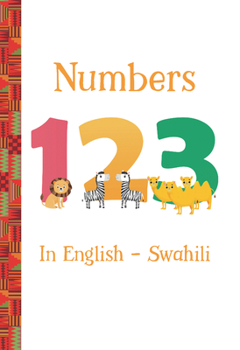 Paperback Numbers 123 in English -- Swahili [Swahili] Book