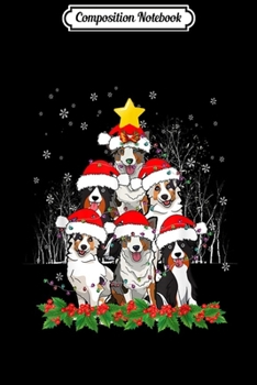 Composition Notebook: Australian Shepherd Christmas Tree Costume Lovers Funny Dog  Journal/Notebook Blank Lined Ruled 6x9 100 Pages